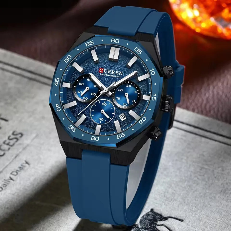 Men's Chronograph Watch Curren 8489 by Currenstate Watch