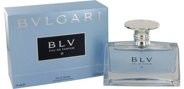 Bulgari BLV Eau de Parfum II packaging with bottle and box on a white background