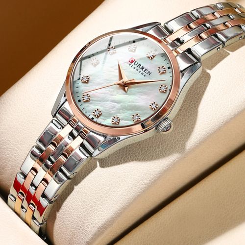 Curren Luxury Women's Quartz Analog Watch - Stainless Steel - New Collection C9111