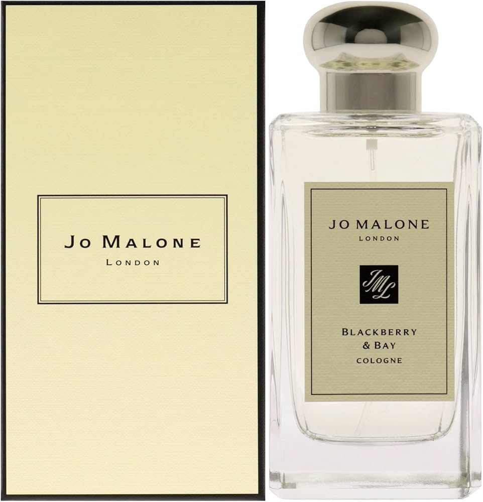 Jo Malone Blackberry & Bay cologne bottle and packaging on a white background