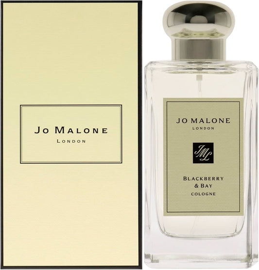 Jo Malone Blackberry & Bay cologne bottle and packaging on a white background